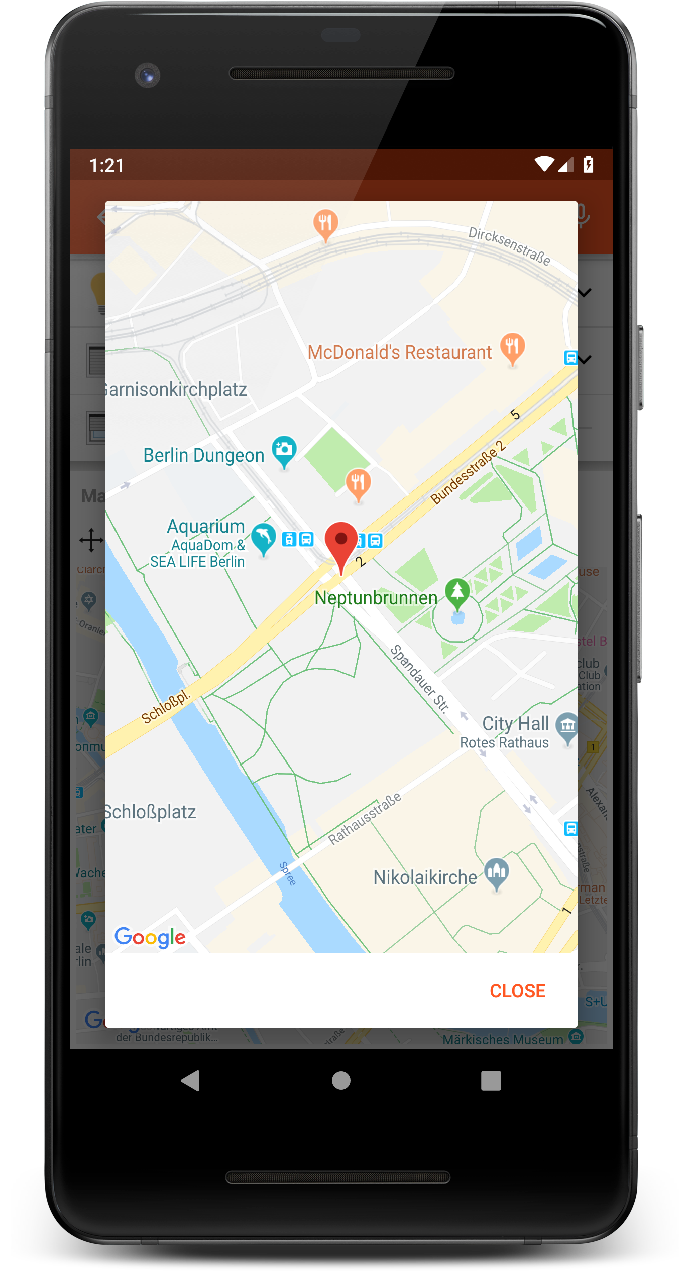 Google Maps Widget